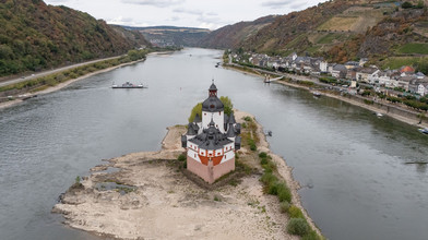 Niedrigwasser im Rhein bleibt ein Problem
