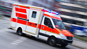 Nach mehreren Angriffen auf Partnerin randaliert Mann am Rettungswagen