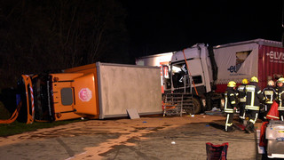 Langer Stau und Verletzte: Unfallserie auf der A3 bei Bad Camberg