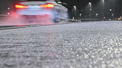 Zahlreiche Glatteis-Unfälle in Mittelhessen - 9 Verletzte