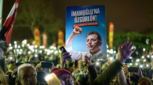Türkei: Demonstration für inhaftierten Istanbuler Bürgermeister Imamoglu