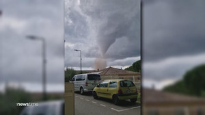 Tornado wütet in Südfrankreich