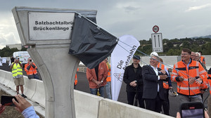 Aufatmen rund um Wiesbaden: Salzbachtal-Brücke wieder komplett frei