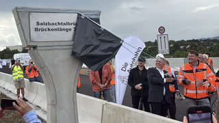 Aufatmen rund um Wiesbaden: Salzbachtal-Brücke wieder komplett frei