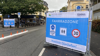 Neue Fahrradzone in der Gießener Innenstadt