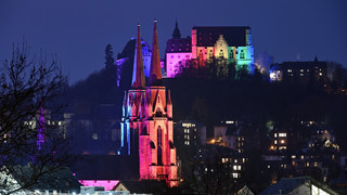 Lichtshow "Marburg by Night": Start in die Weihnachtsmarkt-Saison
