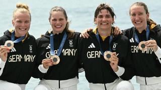 Rudern: Frauen-Doppelvierer gewinnt Olympia-Bronze