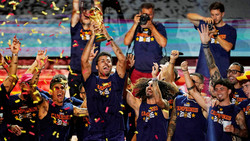 Fiesta für die Fußball-Weltmeister