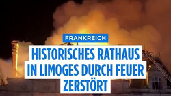 Historisches Rathaus von Limoges: Turm stürzt bei Gewaltprotesten in Frankreich ein