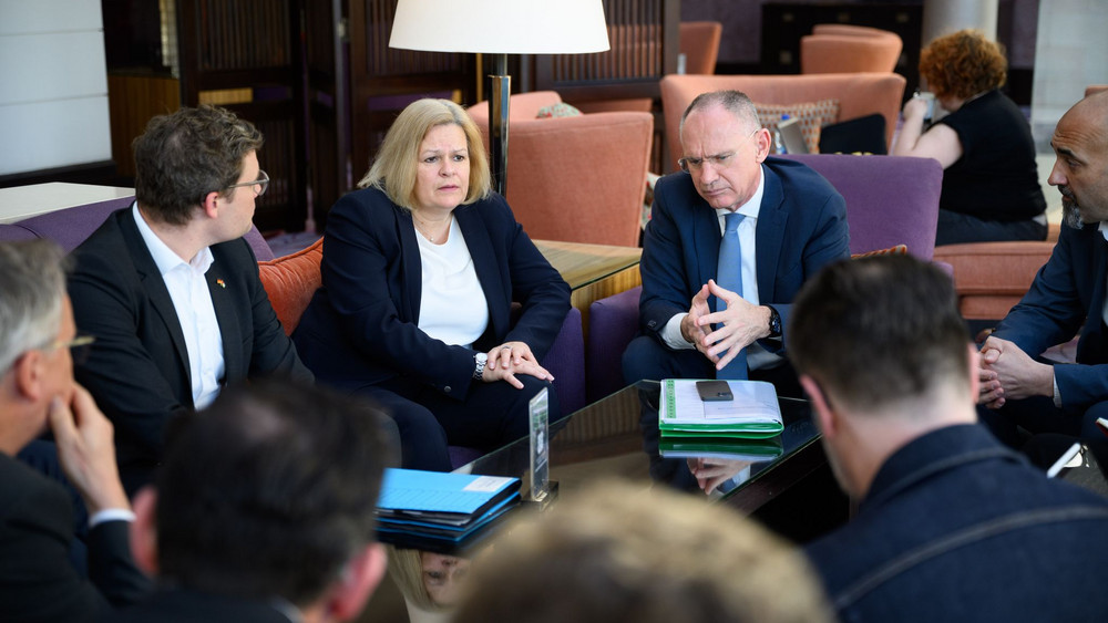 Bundesinnenministerin Faeser in Jordanien