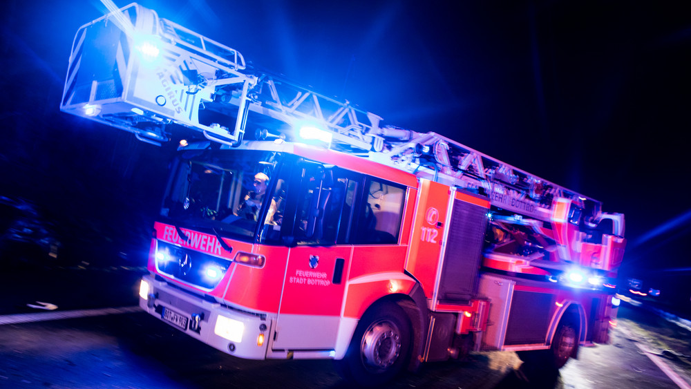 Feuerwehreinsatz in Raunheim nach Balkon-Brand
