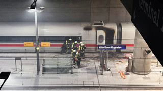 Feuer in ICE von Frankfurt nach Köln: Ein Verletzter