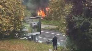 Kehrmaschine in Frankfurt in Flammen: Technischer Defekt war Ursache