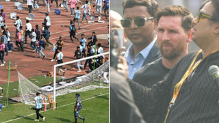 Fan-Ausschreitungen: Messi bricht Stadiontour in Indien ab