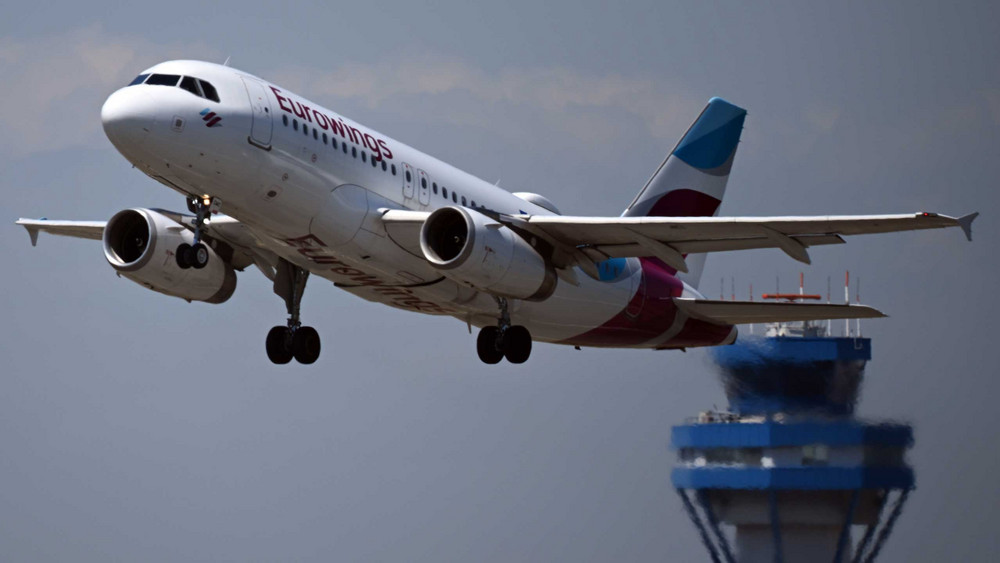 Eurowings Flieger startet