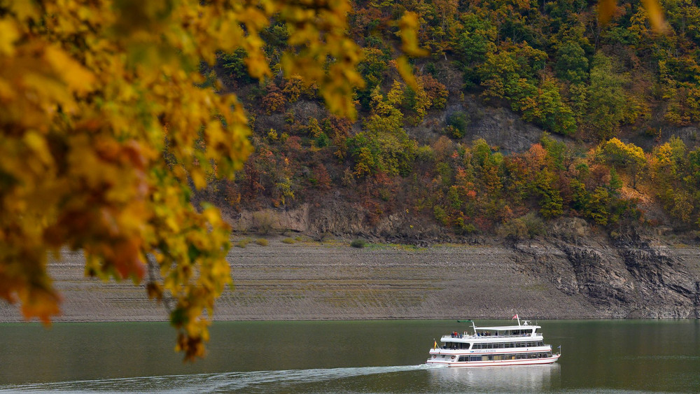 Niedrigwasser im Edersee