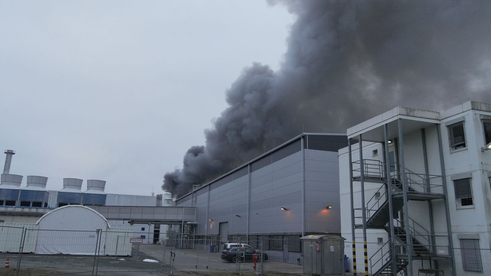 Großbrand in Darmstädter Forschungszentrum