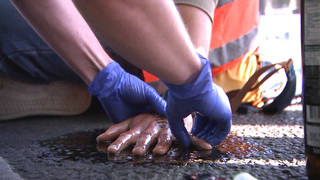 Aktivistin verurteilt: Geldstrafe für Klebeaktion in Frankfurt