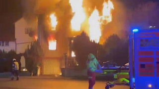 Wohnhaus in Flammen: Großbrand in Niestetal