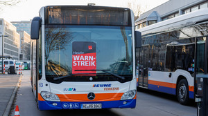 Wieder Warnstreik: Welche Busse in Wiesbaden trotzdem fahren