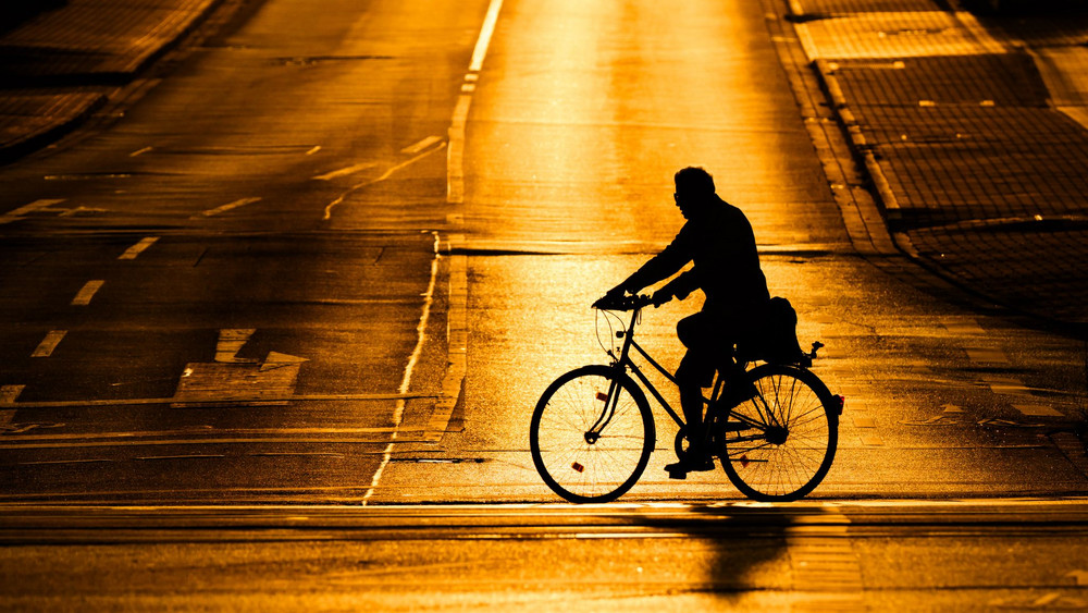 Fahrradfahrer in der Region Hannover