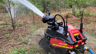 Hanauer Feuerwehr setzt auf Löschroboter-Technologie