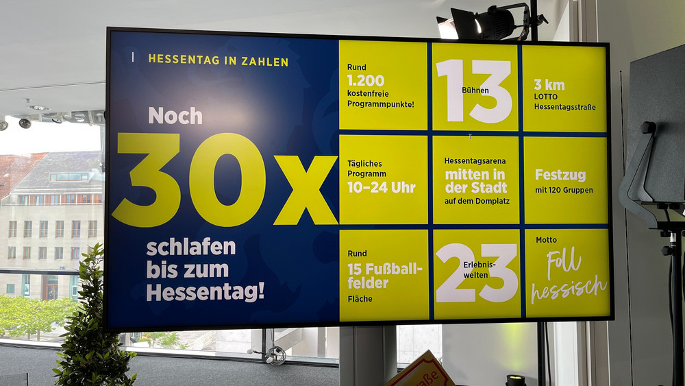 In weniger als einem Monat gehts los - dann startet der Hessentag in Fulda. 