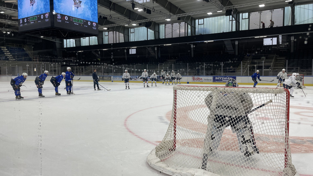 Die Kassel Huskies wollen endlich mehr Tore erzielen.