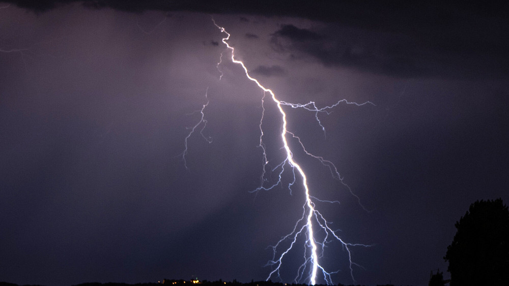 Am Wochenende sind teils kräftige Gewitter über Hessen gezogen. 