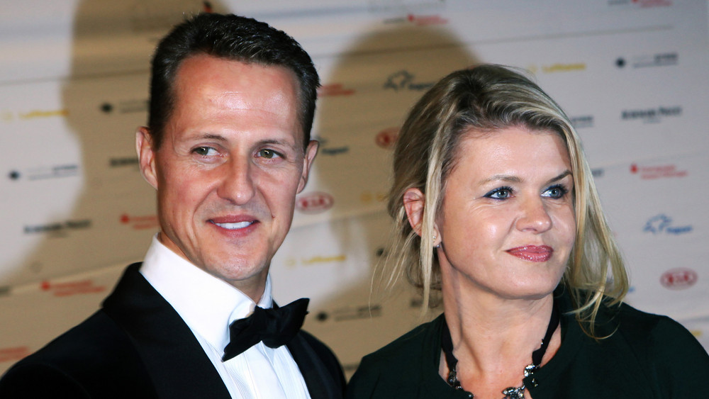 Ex-Formel-1-Rennfahrer Michael Schumacher und seine Frau Corinna im November 2012 in der Alten Oper in Frankfurt beim 31. Sportpresseball