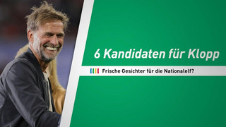 DFB: Sechs frische Kandidaten für Klopp