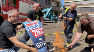 Feuerwehrwette in Bebra: Fünf fehlen noch - "Endspurt" am Mittwoch