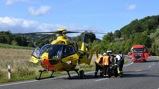 Lob für Ersthelfer nach schwerem Motorradunfall auf B27 bei Bebra