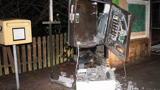 In Wiesbaden seit Silvester schon acht Zigarettenautomaten gesprengt