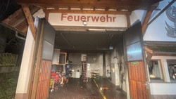 Feuerwehr in Mömbris muss bei sich selbst löschen