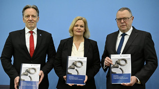 Mehr Kriminalität: Faeser fordert hartes Durchgreifen des Rechtsstaates