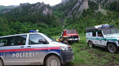Suchaktion in den Alpen nach Wanderer aus Hessen