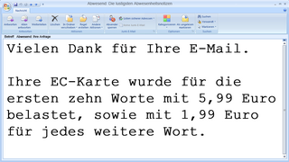 Spaß in der Urlaubszeit: Lustige Abwesenheitsnotiz