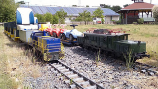 Andampfen beim Eisenbahner Sportverein Bischofsheim für Mini-Dampfloks