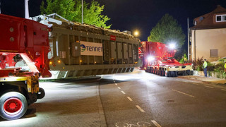 Schwertransport in Fulda: Transformator für Dipperz