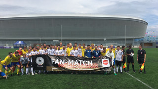 Matchday in Sotschi: Oli Pocher macht's vor