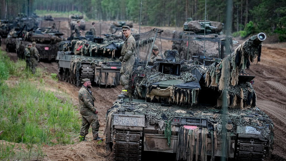 Übung der Panzerbrigade 45 Litauen
