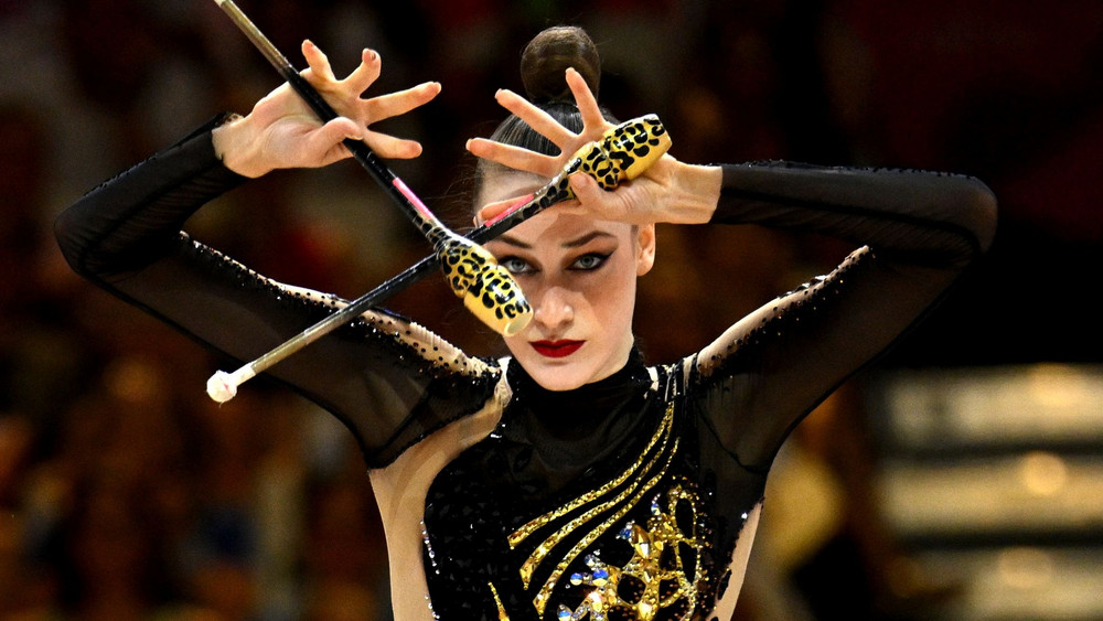 Rhythmische Sportgymnastik - WM Lieferte eine überragende Keulen-Übung ab: Darja Varfolomeev.