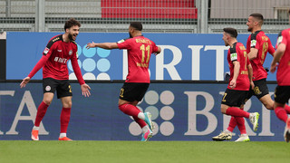 Wehen Wiesbaden sammelt gegen Unterhaching 3 Punkte gegen Abstieg