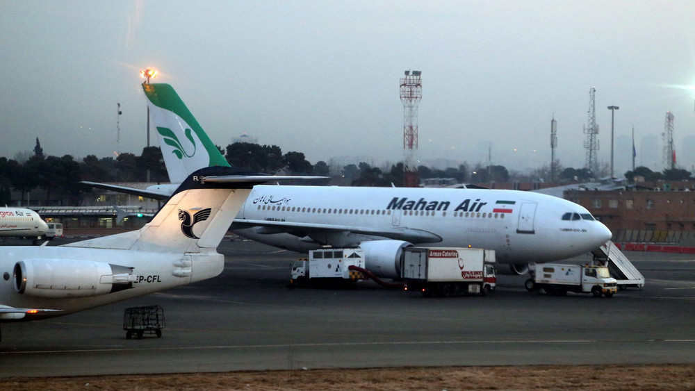 Flugzeug der iranischen Fluggesellschaft Mahan Air
