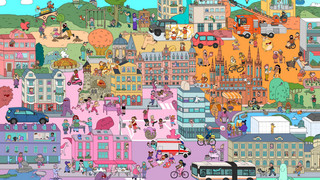 Wiesbaden: Wimmelbild zum Engagement in der Stadt