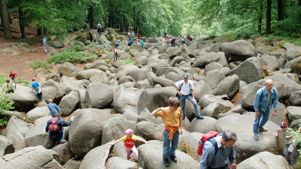 Klettern im Odenwälder Felsenmeer