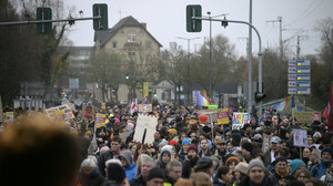 Gießen: Tausende protestieren gegen AfD