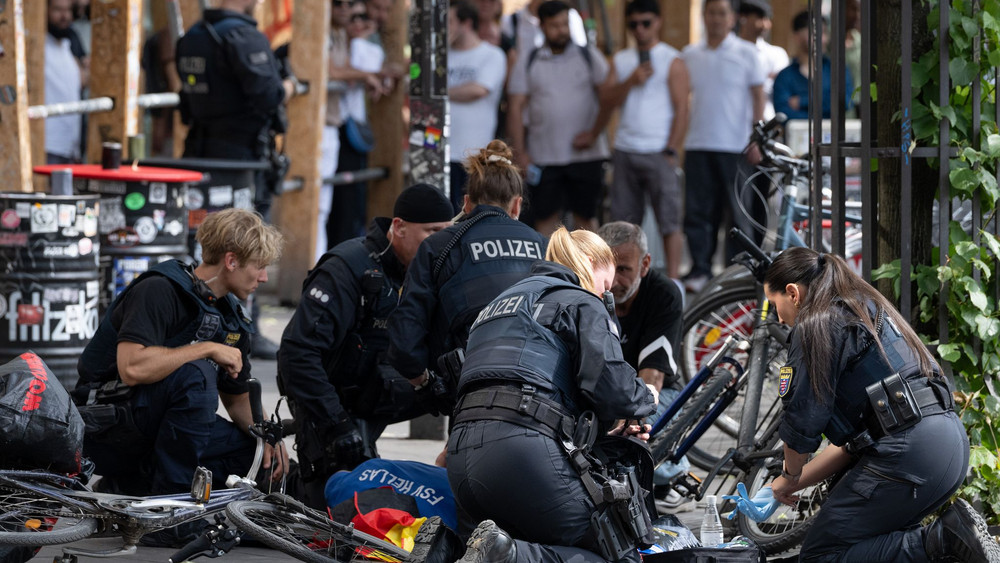 Polizeieinsatz am Hauptbahnhof Frankfurt