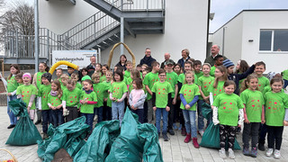 Vogelsbergschule in Hosenfeld sammelt beim "Osterputz" fleißig Müll